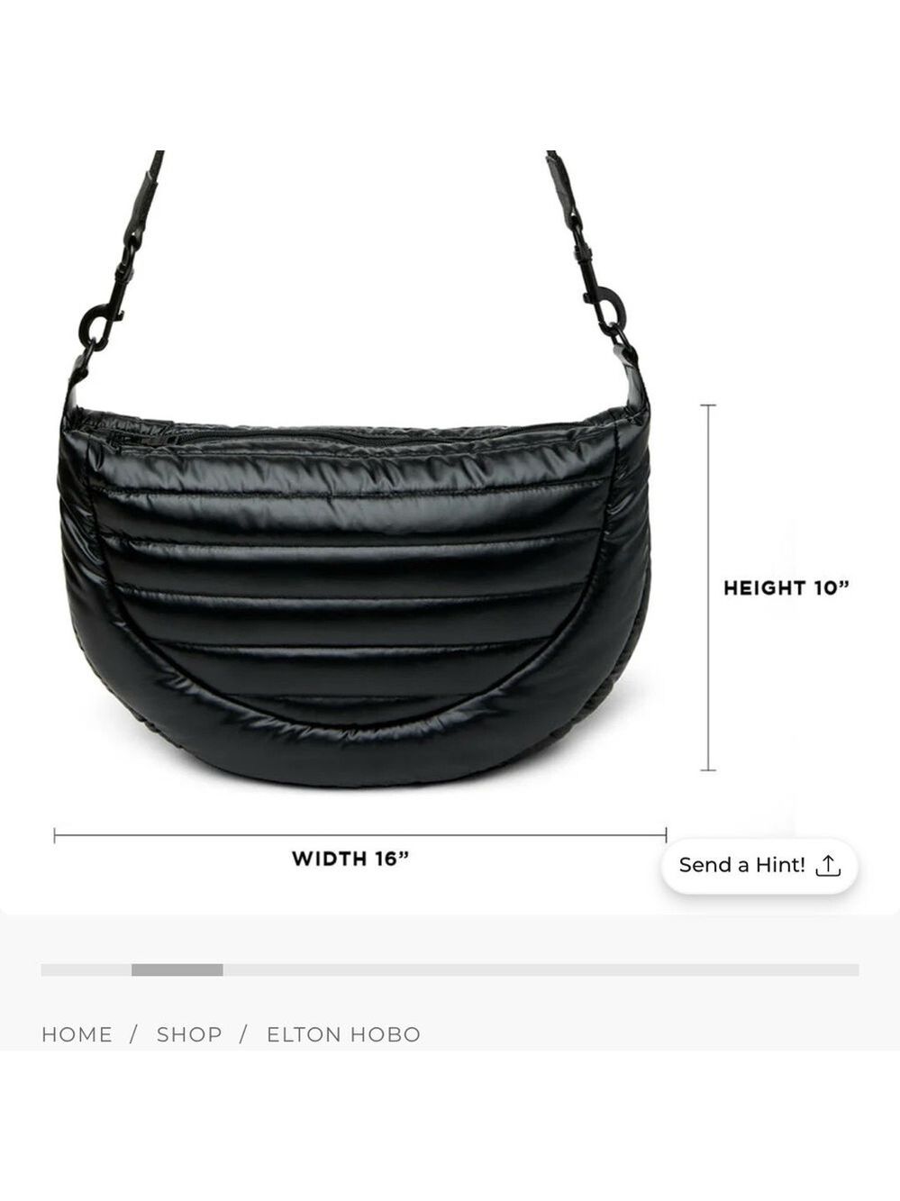 THINK ROYLN Pearl Gray Elton Hobo Crossbody Bag - Picture 4 of 7